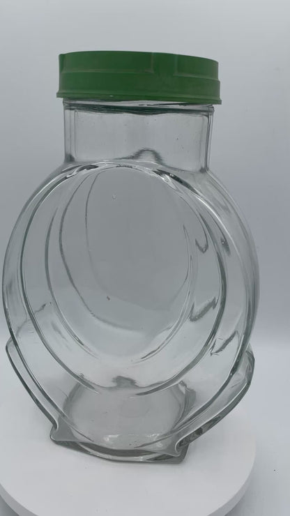 Vintage Glass Storage Jar with Green Bakelite Screw Lid – Lyons Mason