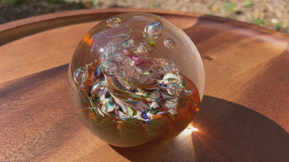 Caithness Glass paperweight from Scotland 8cm diameter