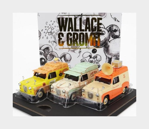 Wallace & Gromit Austin A35 Van Collection Boxed Set x3 | Corgi / Hornby Hobbies (CC80505)